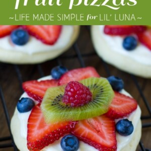 Sugar Cookie Fruit Pizzas