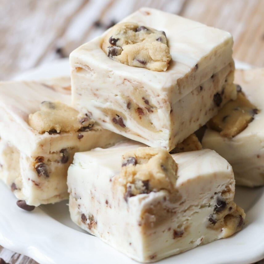 White Chocolate Cookie Dough Fudge Recipe Lil' Luna