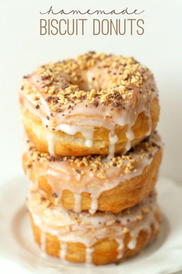 Homemade Biscuit Donuts