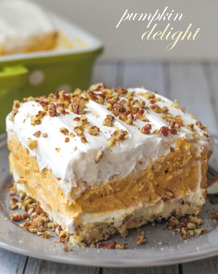 PUMPKIN DELIGHT RECIPE Tasty Recipes