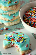 Gooey Funfetti Sugar Cookies