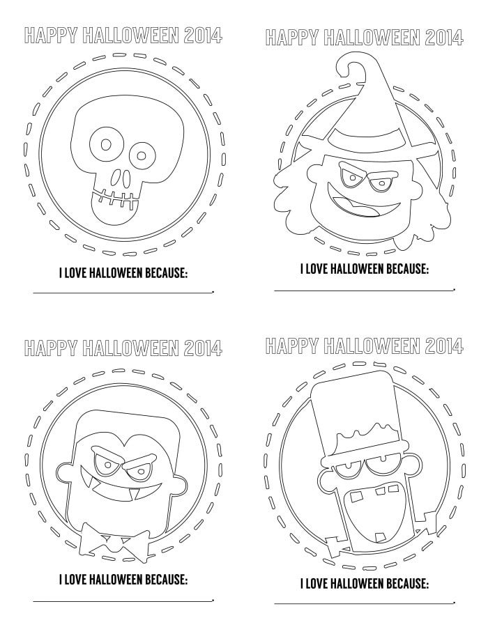 dental halloween coloring pages