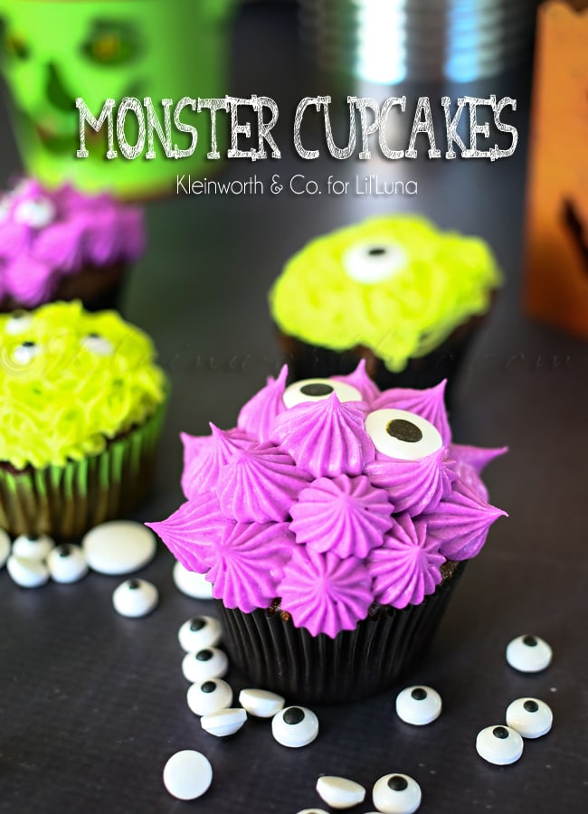 Monster Cupcakes, by Lil Luna