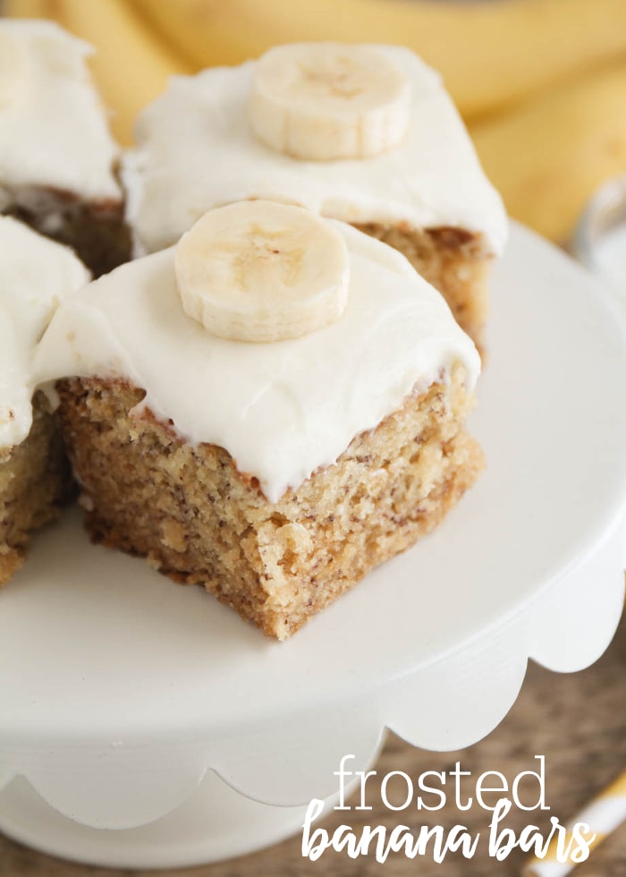 Frosted Banana Bars