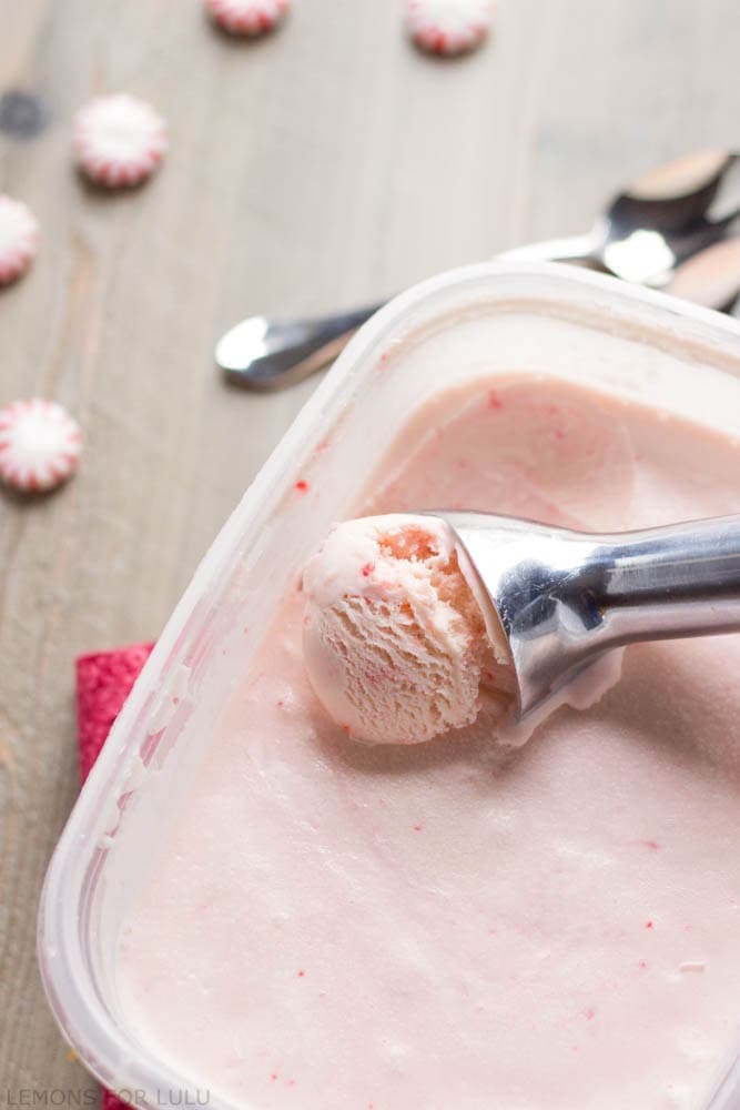 EASY Peppermint Ice Cream Lil' Luna