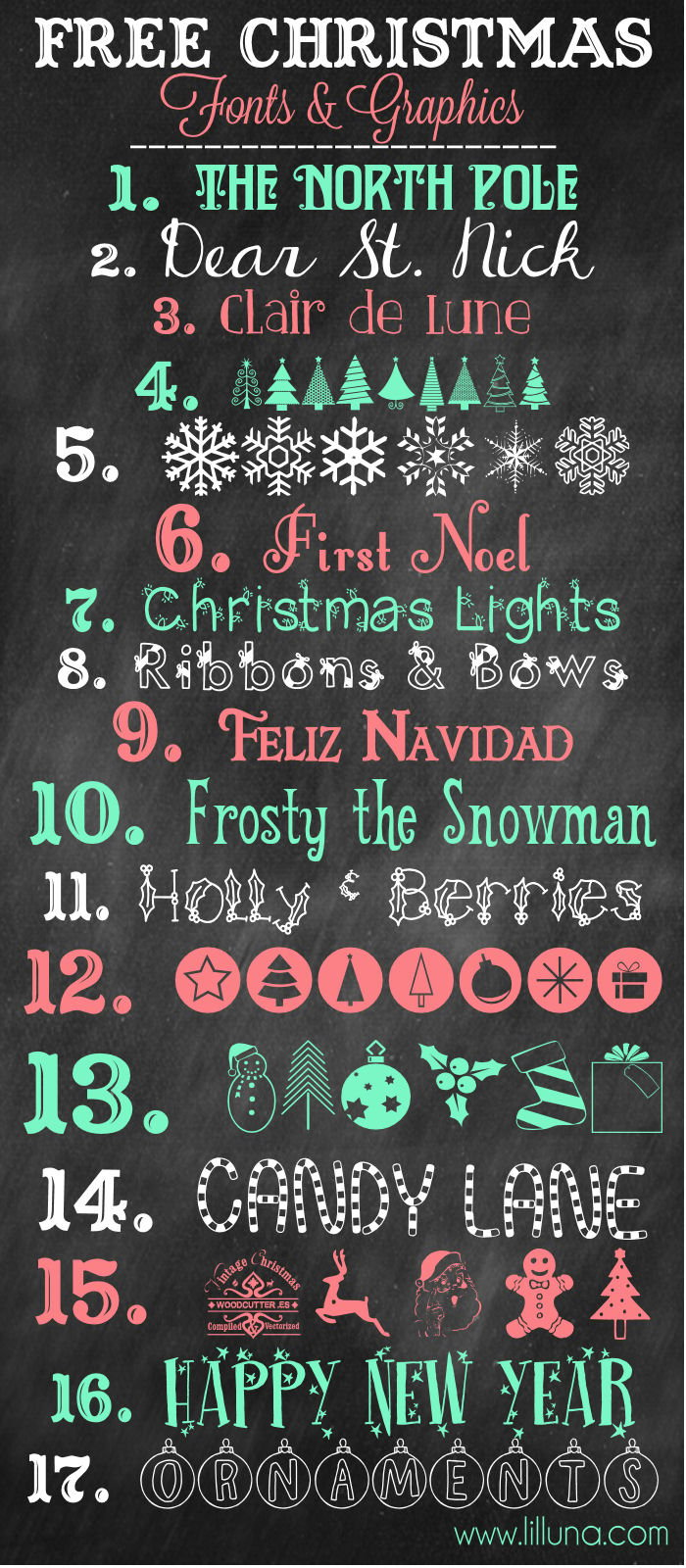 Favorite Free Christmas Fonts