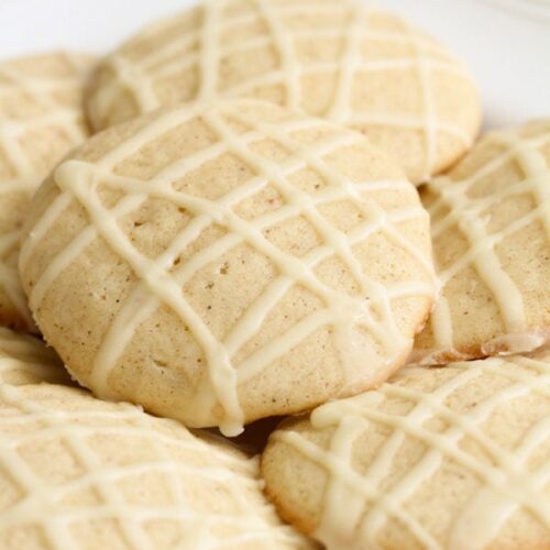 Eggnog Cookies {with Eggnog Glaze} Lil' Luna