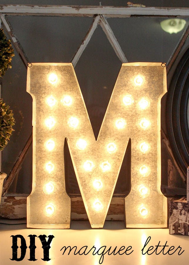 Printable Marquee Letter Template