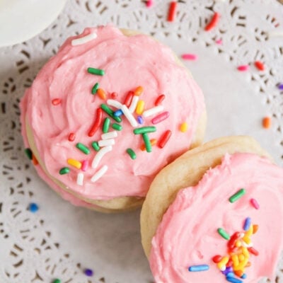 No-Roll Sugar Cookies {AKA Drop Sugar Cookies} | Lil' Luna