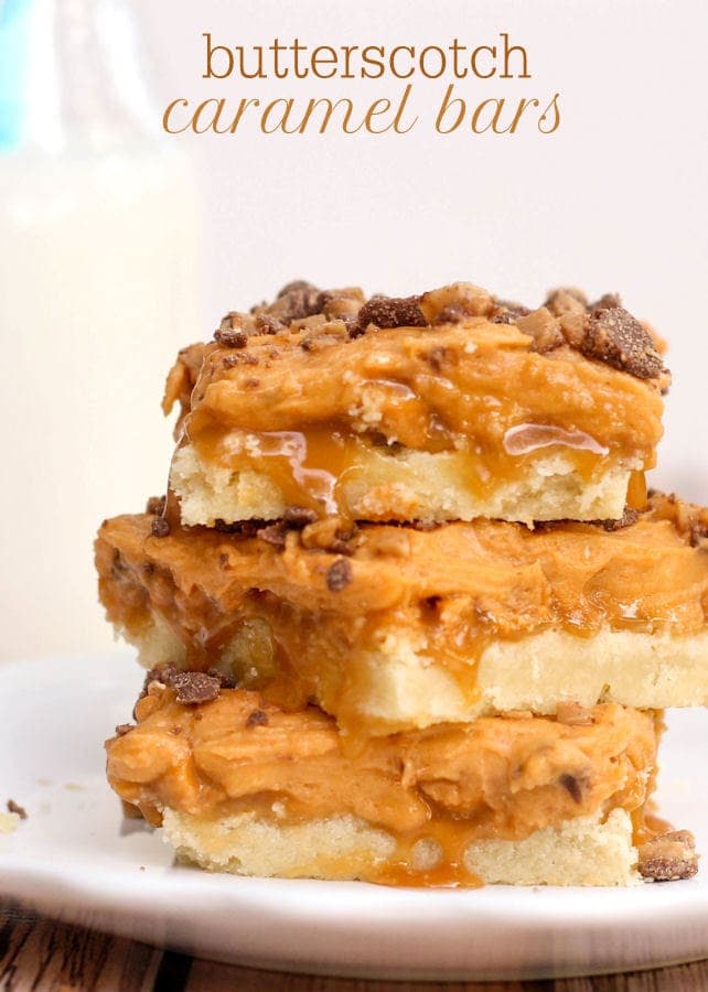 Butterscotch Caramel Bars