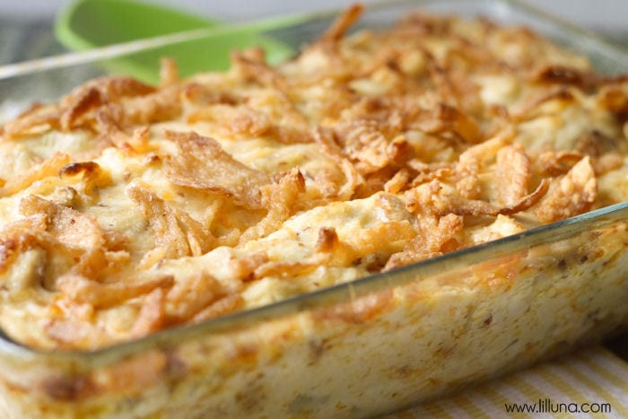 French Onion Chicken Casserole {Only 10 minutes of prep!} | Lil' Luna