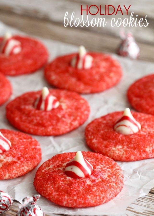 Holiday Blossom Cookies