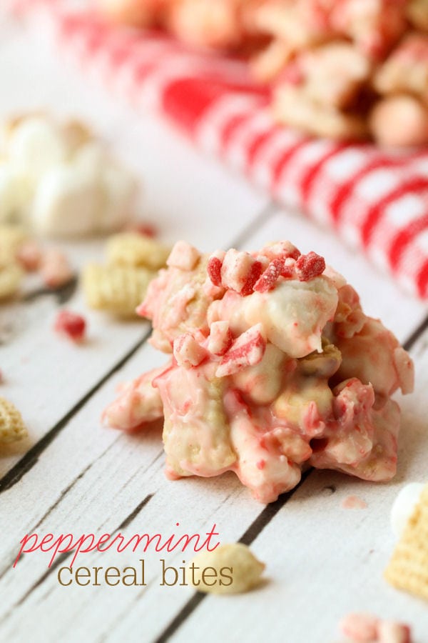 White Chocolate Peppermint Pretzels