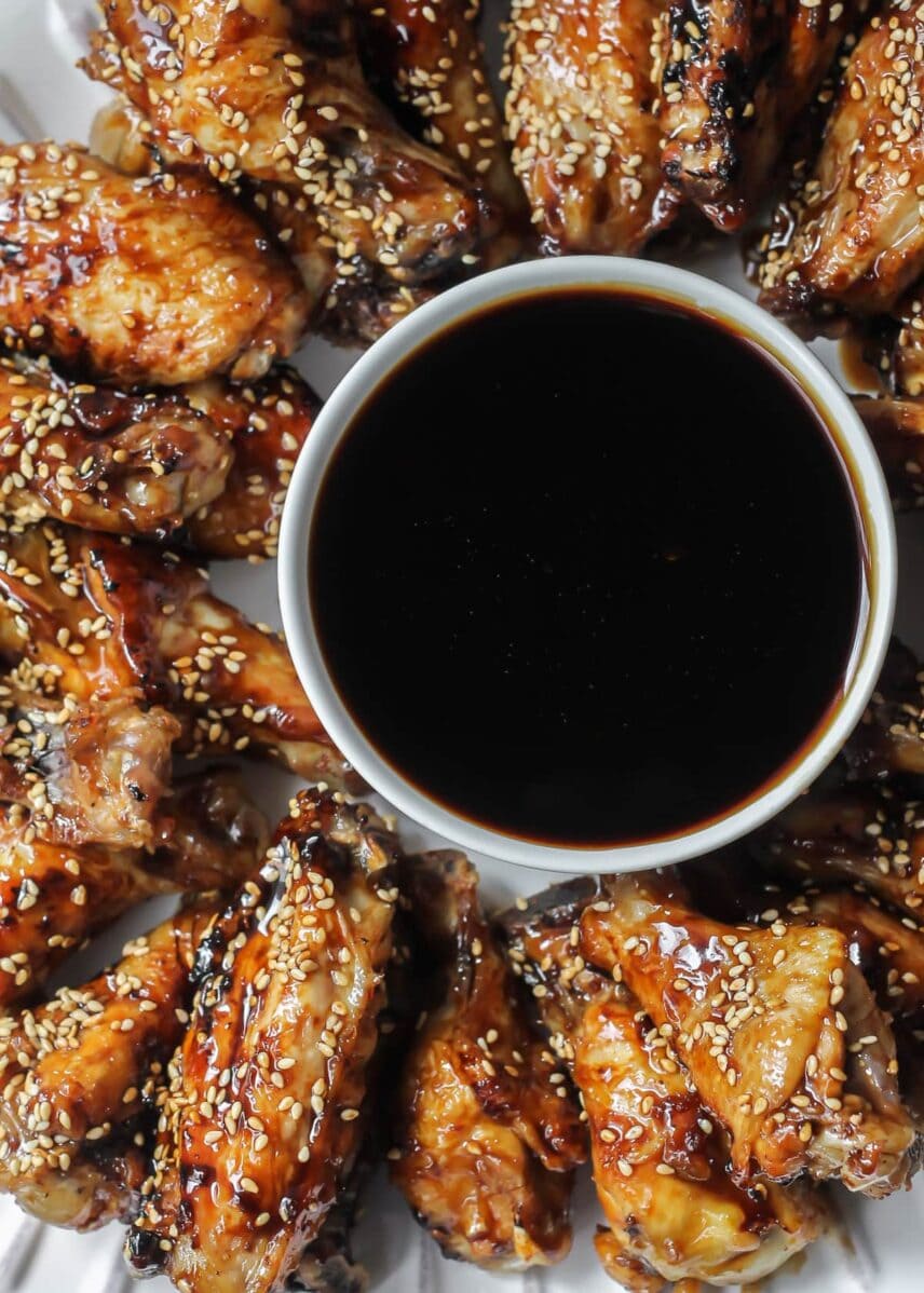Teriyaki Chicken Wings {Homemade Teriyaki Sauce!} Lil' Luna