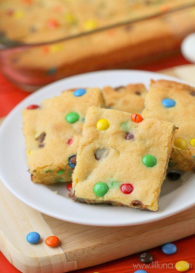 Cake Mix Cookie Bars