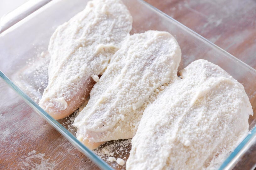 Mayo Parmesan Chicken Bake {5 Minute Prep} Lil' Luna