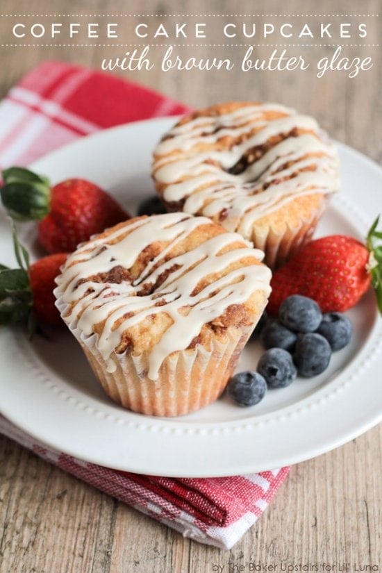 Coffee Cake Cupcakes