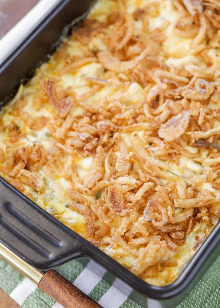 French Onion Chicken Casserole {Only 10 Minutes to Prep!} | Lil' Luna
