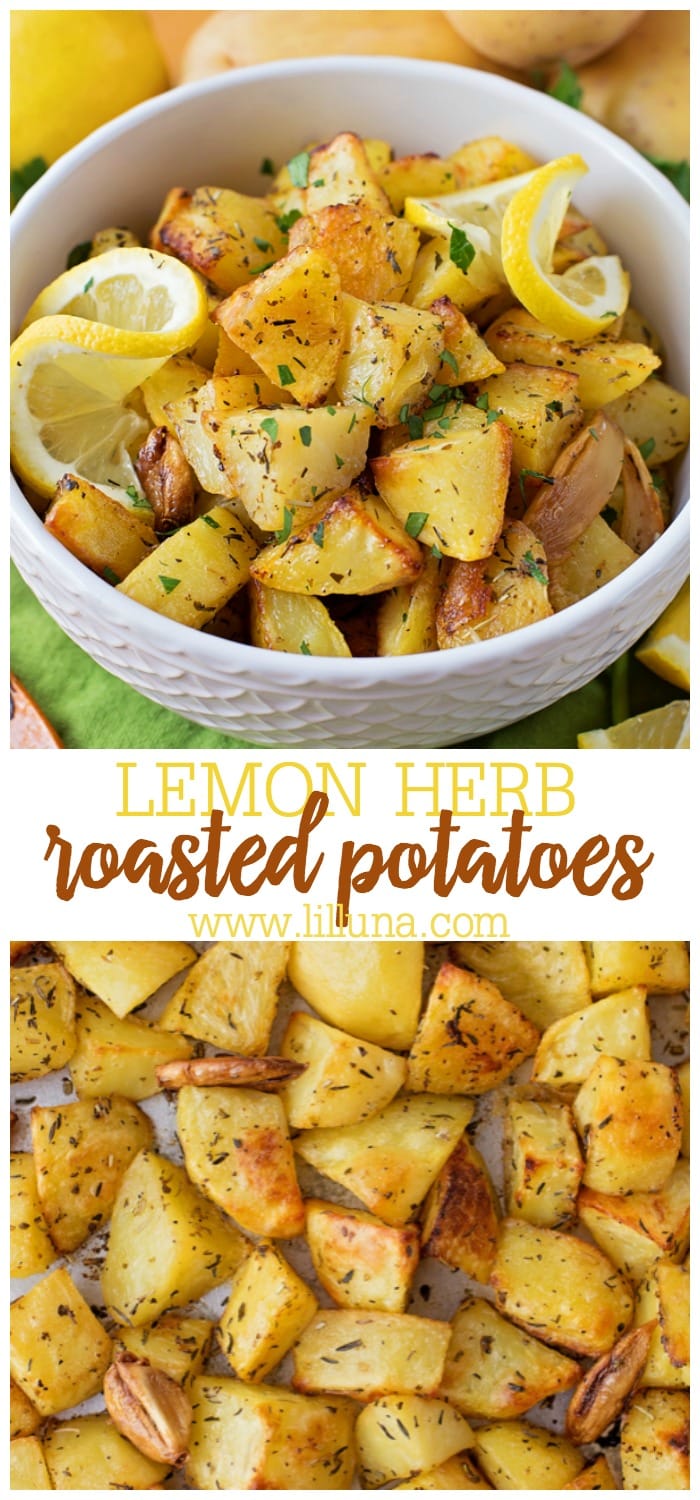 Easy Herb Roasted Potatoes Recipe Lil Luna