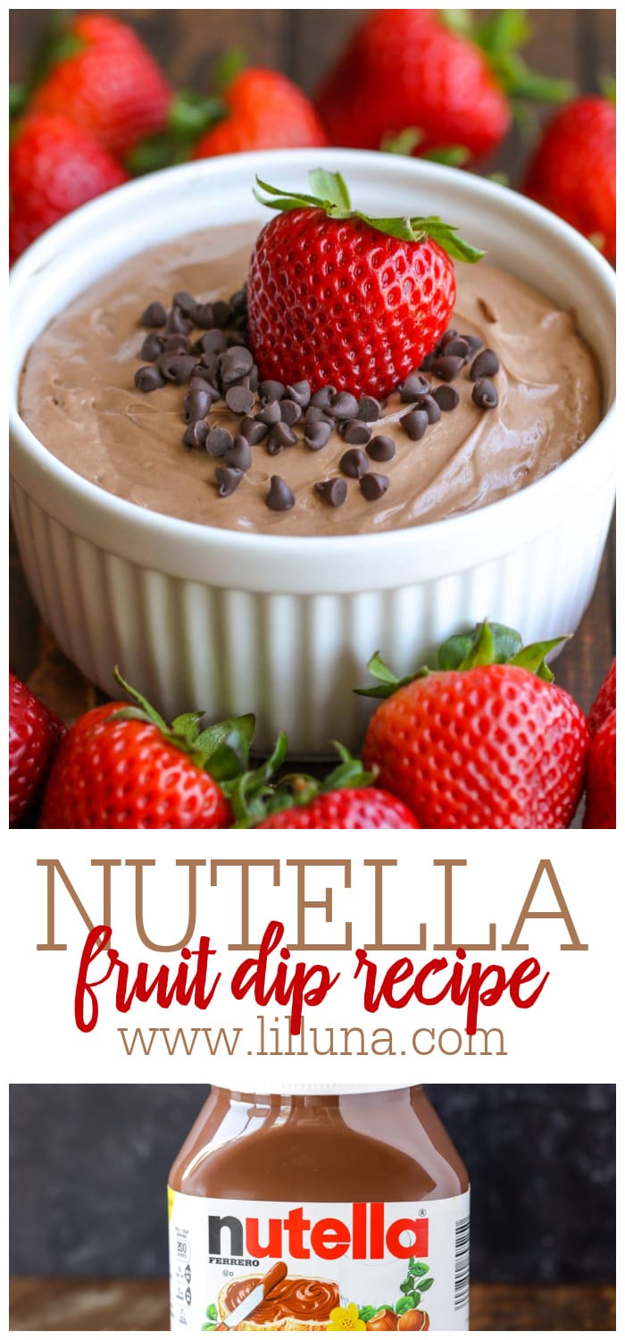 Nutella Dip Recipe {Just 4 Ingredients!} Lil' Luna