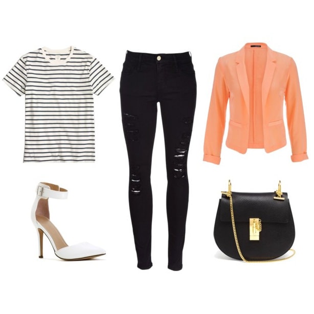 10 Ways to Wear a Striped Tee - so many great fashion and outfit ideas from casual to fancy!