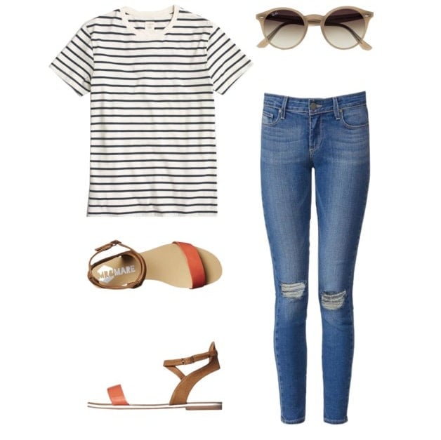 10 Ways to Wear a Striped Tee