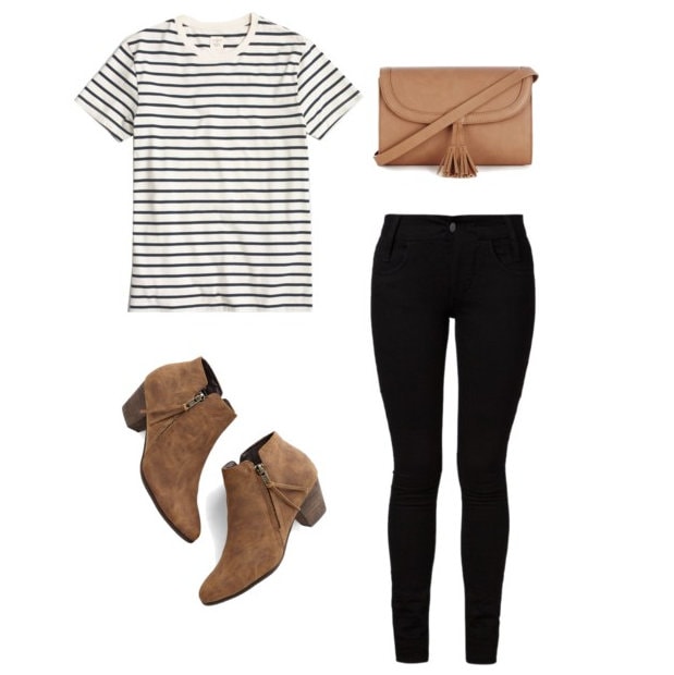 10 Ways to Wear a Striped Tee - so many great fashion and outfit ideas from casual to fancy!