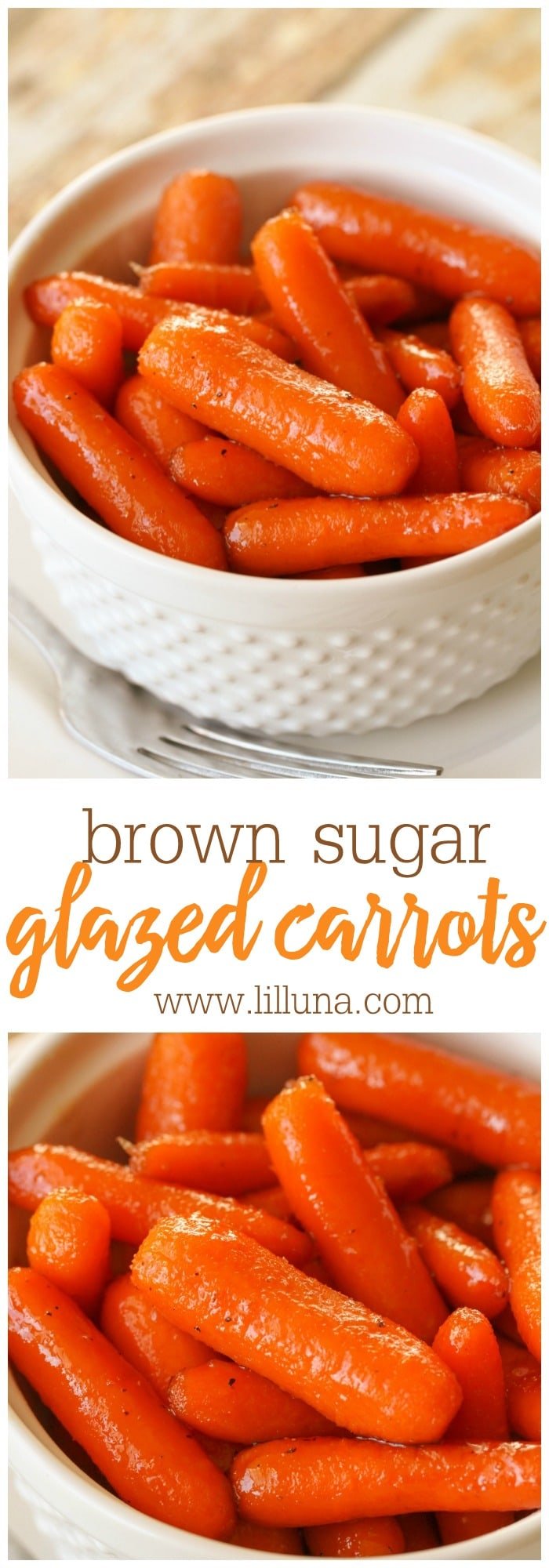 Brown Sugar Glazed Carrots Recipe (+VIDEO) | Lil' Luna