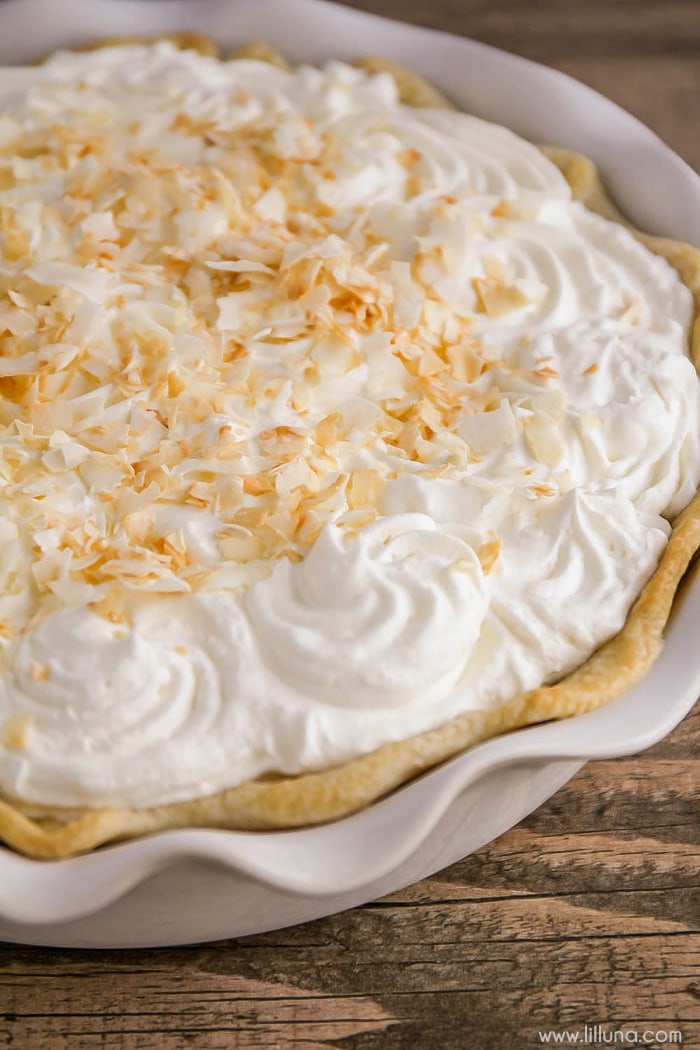 coconut cream pie