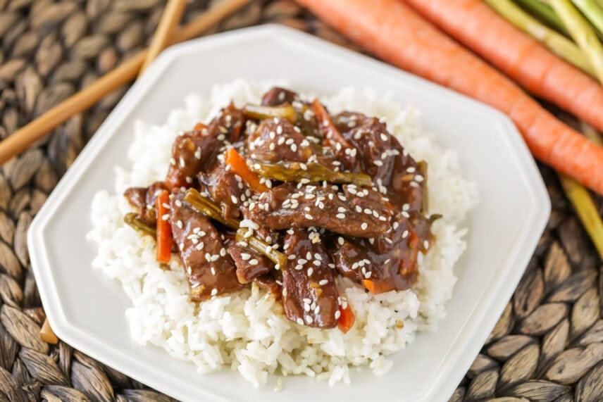 Crock Pot Mongolian Beef {Quick + EASY Prep} Lil' Luna