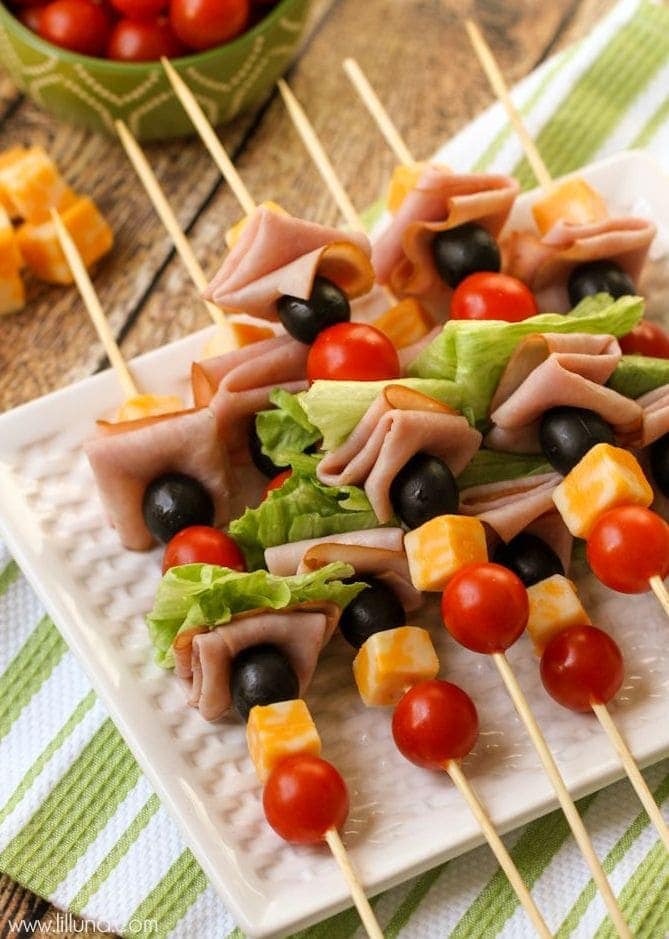 Lunch Kabobs {EASY + Fun Lunch Idea} | Lil' Luna