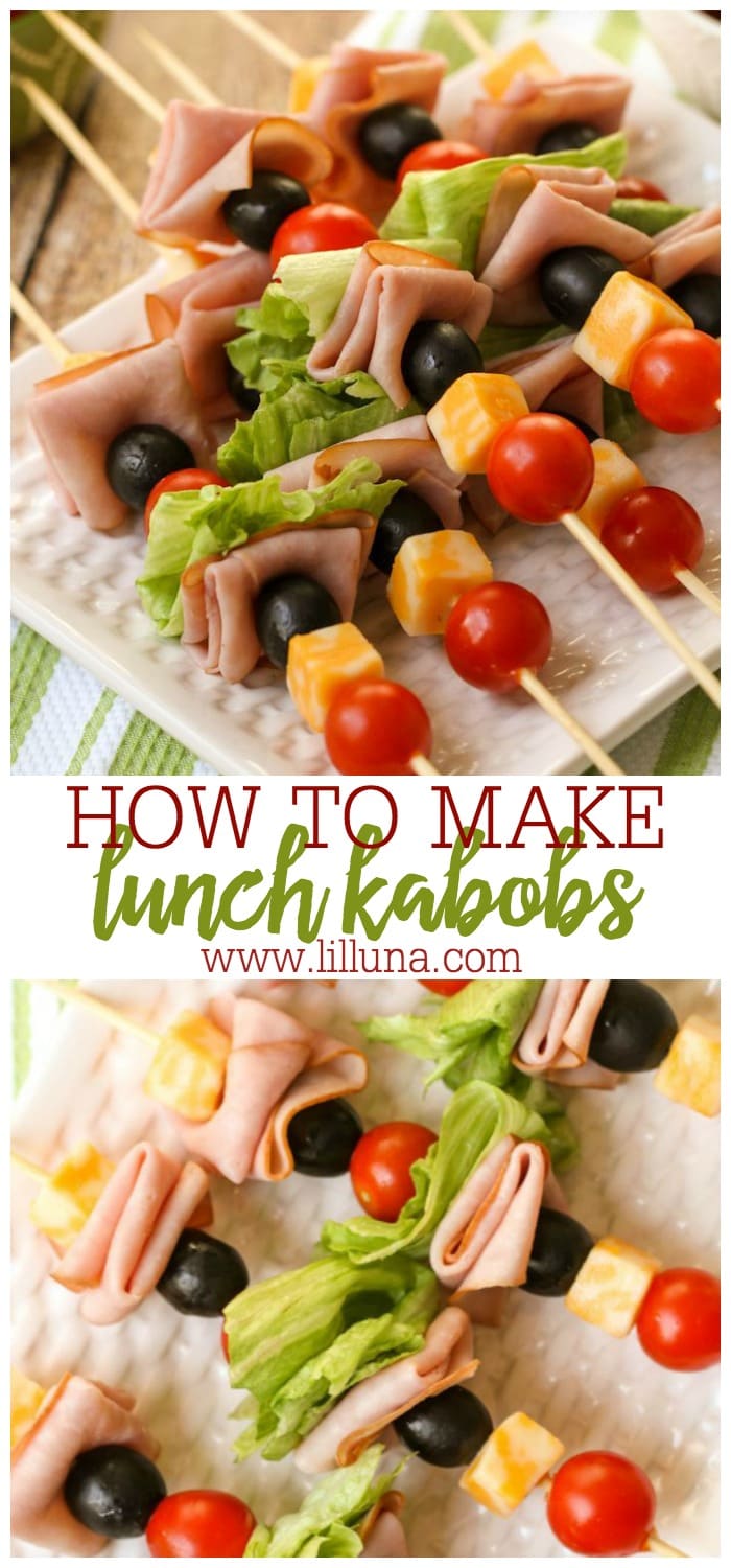 Lunch Kabobs {EASY + Fun Lunch Idea} | Lil' Luna