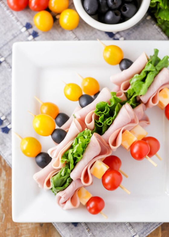 Lunch Kabobs {EASY + Fun Lunch Idea} | Lil' Luna