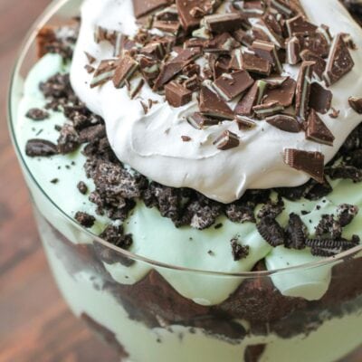 Mint Trifle Recipe {With Oreos + Andes Mints} | Lil' Luna
