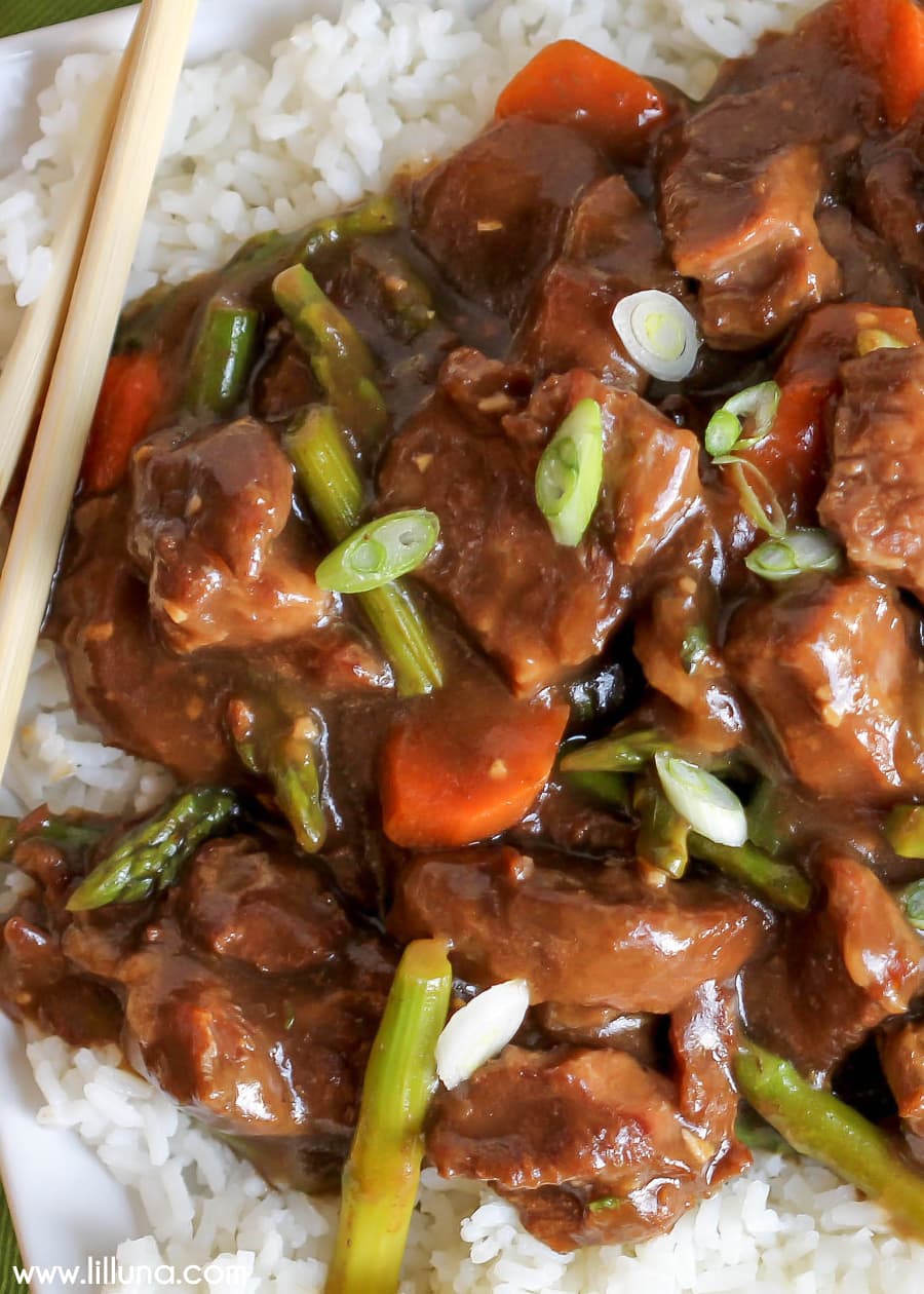 Crock Pot Mongolian Beef