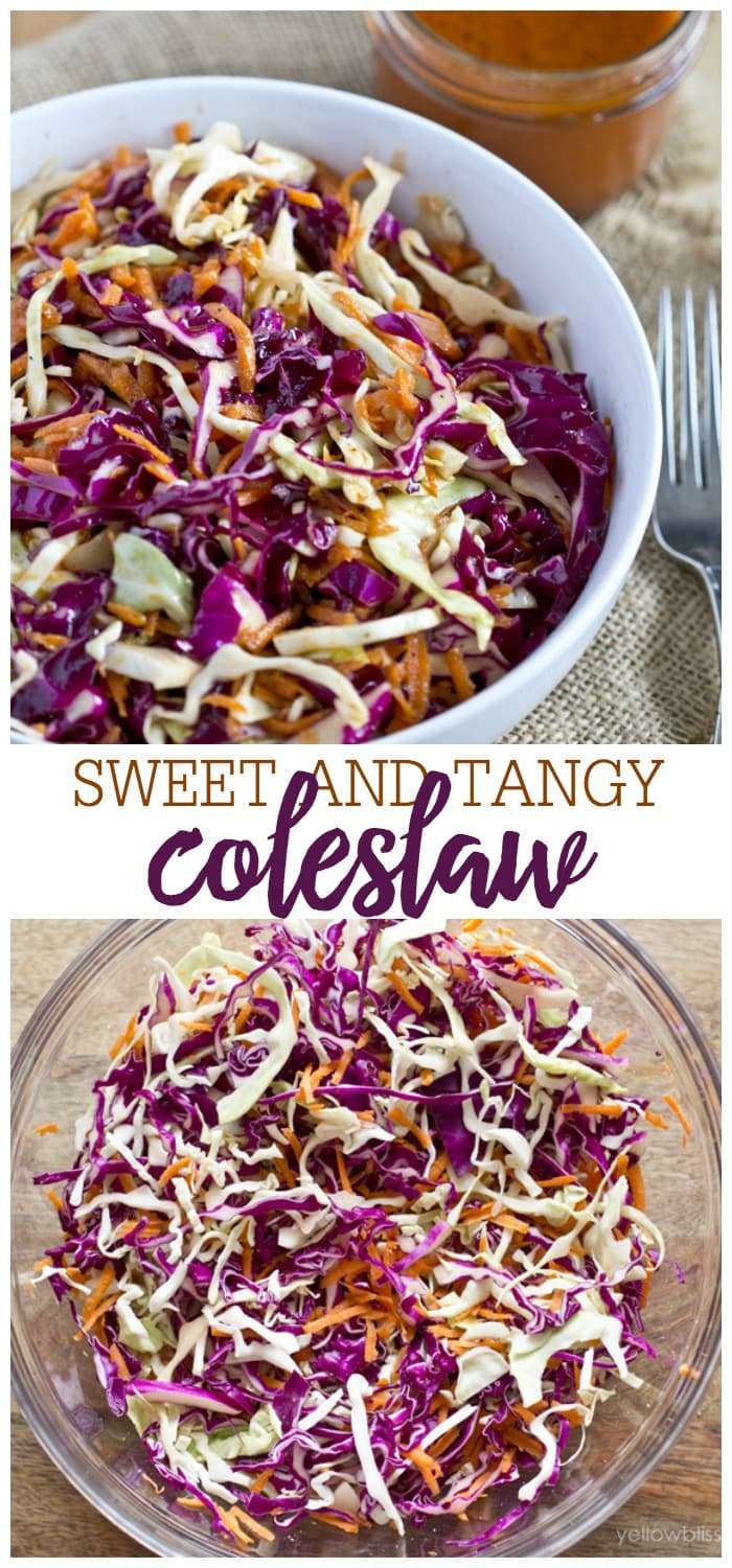 Sweet and Tangy Coleslaw