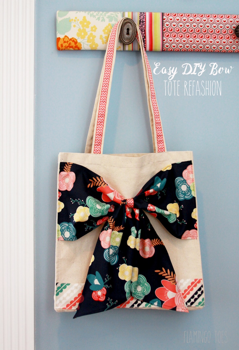 DIY Bow Tote