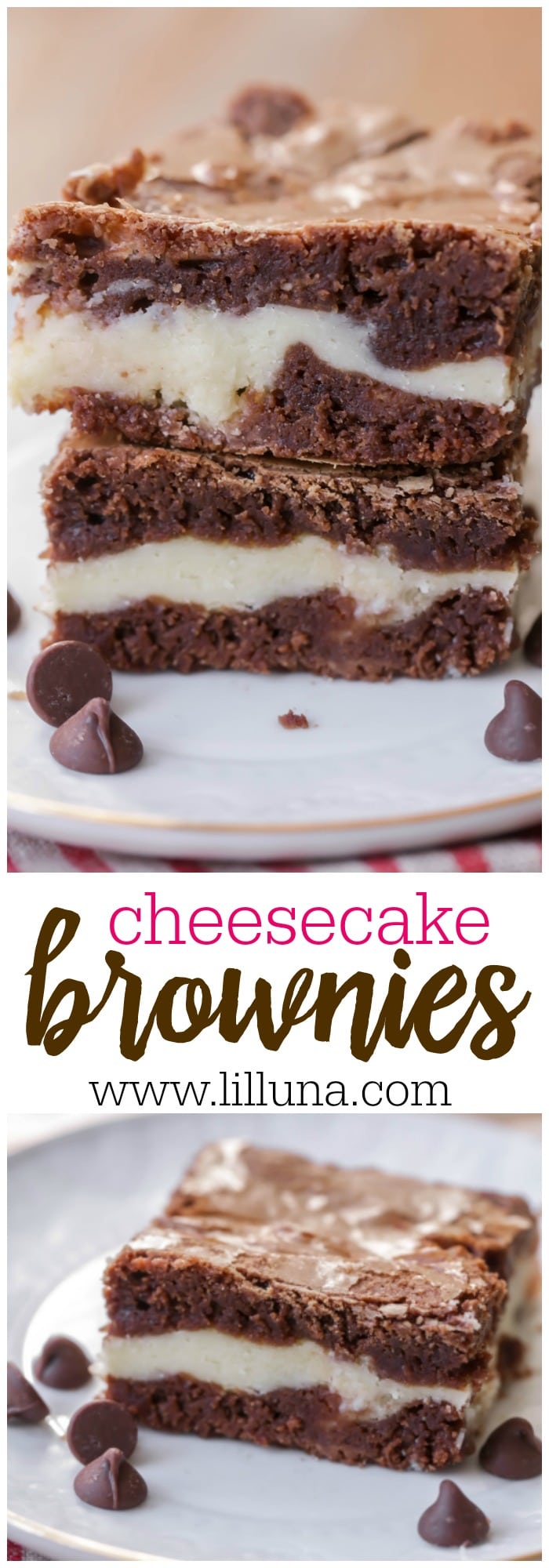 Homemade Cheesecake Brownies Recipe Lil' Luna