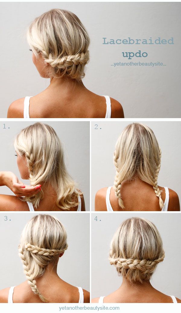 15 easy updos for all lengths and types of hair! Perfect for lazy days and rushed mornings when you just need to throw your hair up! See it on { lilluna.com }