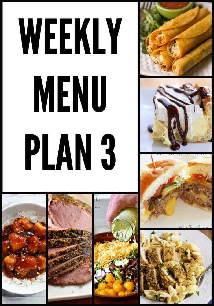 You favorite bloggers have teamed up to share a delicious Weekly Menu Plan with you!!