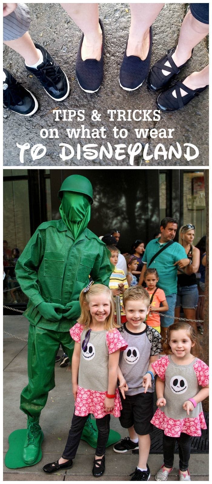 Tips & Tricks on What to Wear To Disneyland. Great ideas to help you as you prepare for your Disney adventure!
