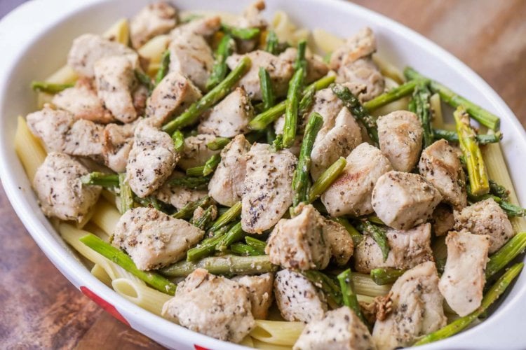 Chicken Asparagus Pasta Bake Recipe Lil' Luna