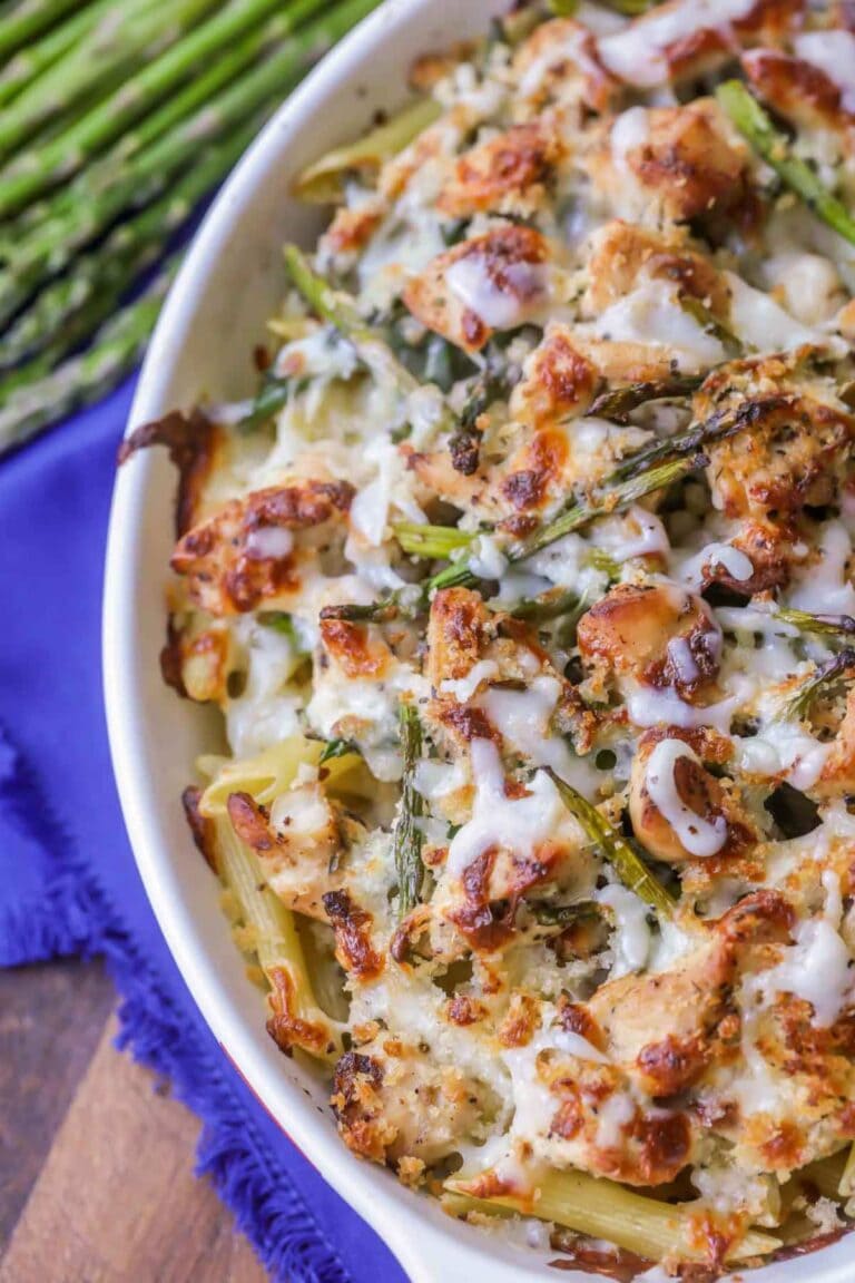 Chicken Asparagus Pasta Bake Recipe Lil' Luna