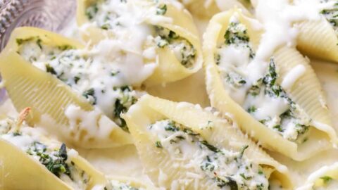 Spinach And Chicken Stuffed Shells Lil Luna