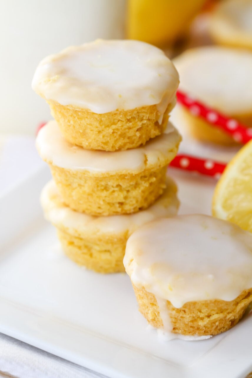 Delicious Lemon Blossoms {With Lemon Glaze} Lil' Luna