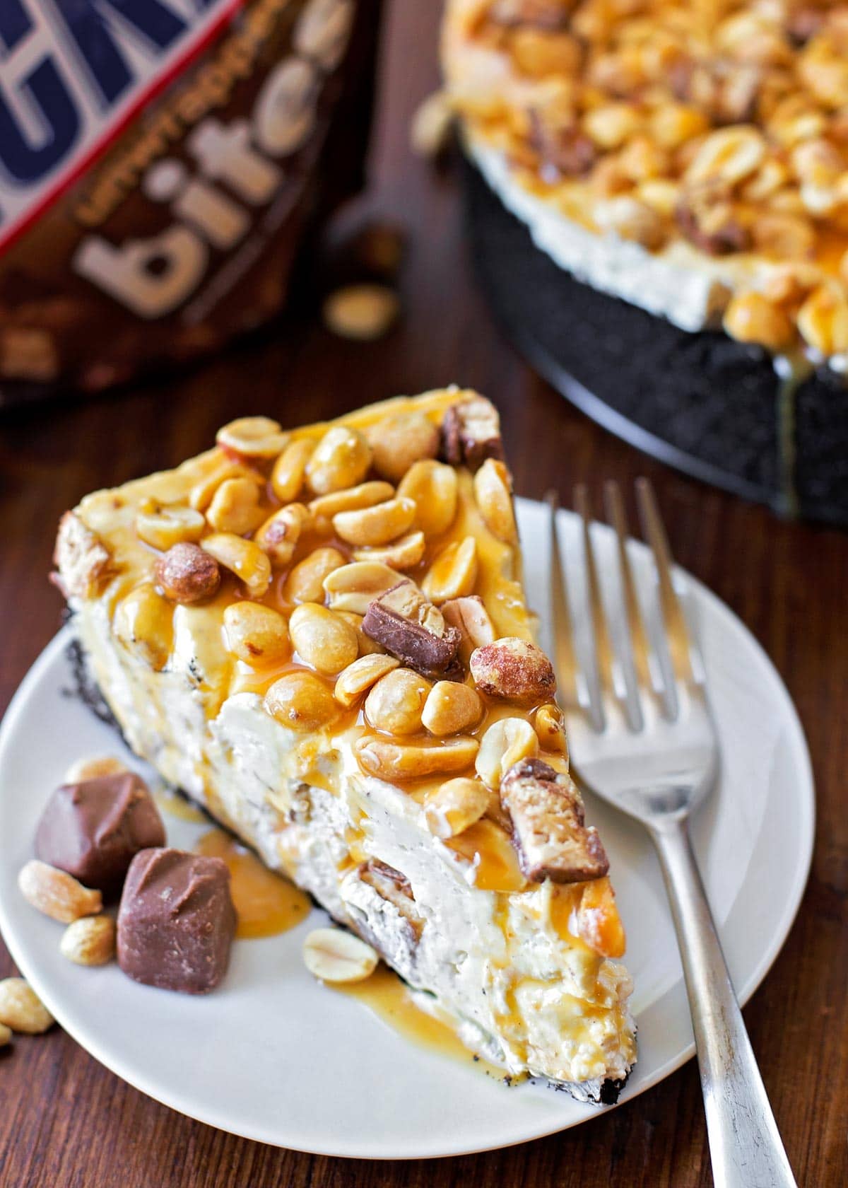 No Bake Snickers Cheesecake {Easy + Refreshing} Lil' Luna