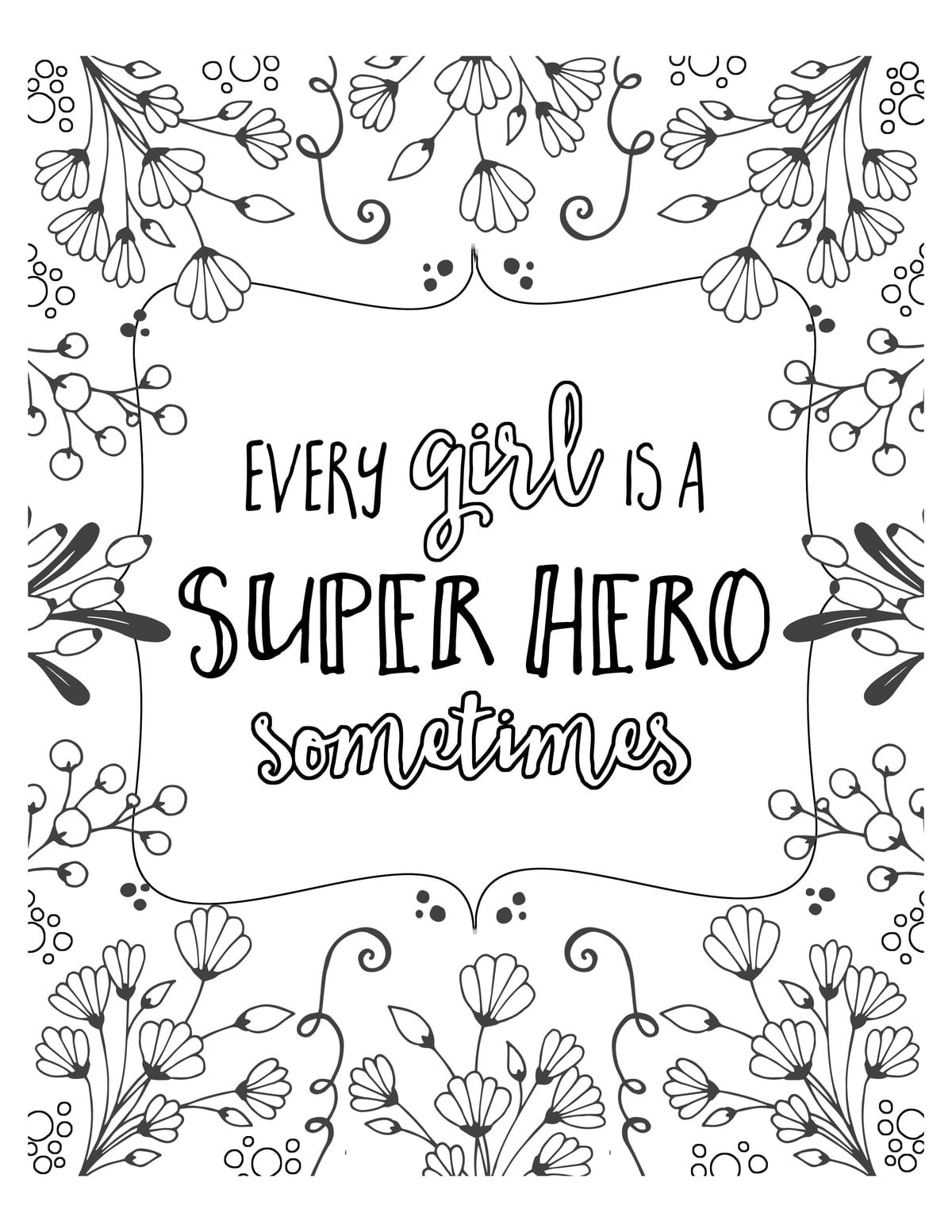 FREE Super Hero Coloring Pages