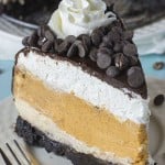 Double Layer Pumpkin Cheesecake with Oreo Crust