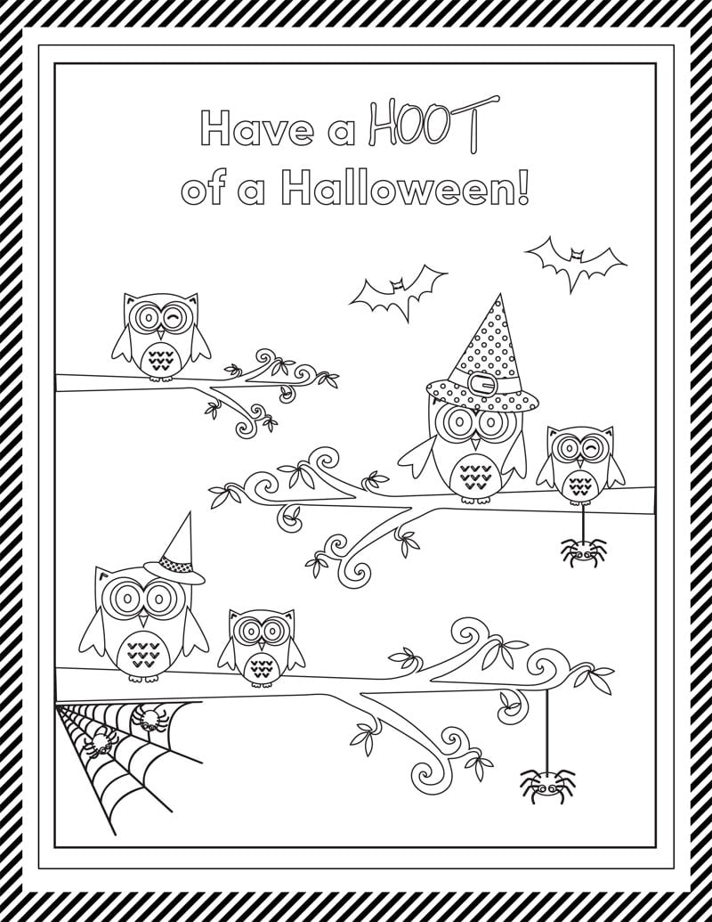 FREE Halloween Coloring Pages - the kids will love these!! Get the prints on { lilluna.com }