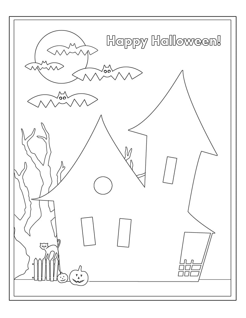 FREE Halloween Coloring Pages - the kids will love these!! Get the prints on { lilluna.com }